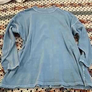 We The Free Light Blue Top